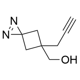 (5-(prop-2-yn-1-yl)-1,2-diazaspiro[2.3]hex-1-en-5-yl)methanol