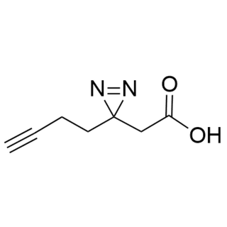 2-(3-(but-3-yn-1-yl)-3H-diazirin-3-yl)acetic acid