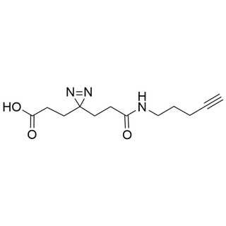 3-(3-(3-oxo-3-(pent-4-yn-1-ylamino)propyl)-3H-diazirin-3-yl)propanoic acid