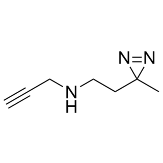 N-(2-(3-methyl-3H-diazirin-3-yl)ethyl)prop-2-yn-1-amine