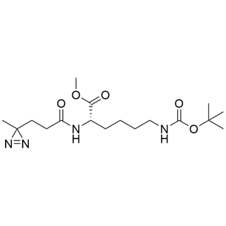 methyl N6-(tert-butoxycarbonyl)-N2-(3-(3-methyl-3H-diazirin-3-yl)propanoyl)-L-lysinate