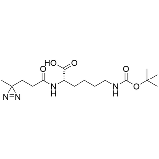 N6-(tert-butoxycarbonyl)-N2-(3-(3-methyl-3H-diazirin-3-yl)propanoyl)-L-lysine