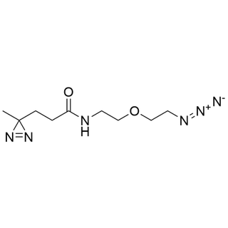 N-(2-(2-azidoethoxy)ethyl)-3-(3-methyl-3H-diazirin-3-yl)propanamide