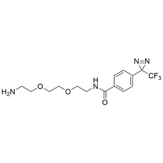 N-(2-(2-(2-aminoethoxy)ethoxy)ethyl)-4-(3-(trifluoromethyl)-3H-diazirin-3-yl)benzamide