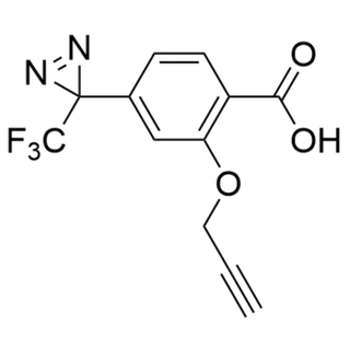 2-(prop-2-yn-1-yloxy)-4-(3-(trifluoromethyl)-3H-diazirin-3-yl)benzoic acid