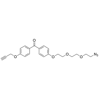 (4-(2-(2-(2-azidoethoxy)ethoxy)ethoxy)phenyl)(4-(prop-2-yn-1-yloxy)phenyl)methanone