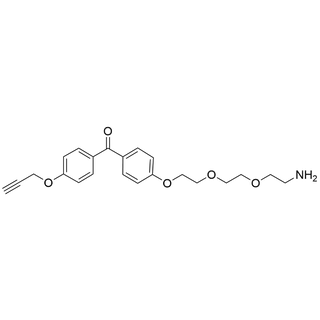 (4-(2-(2-(2-aminoethoxy)ethoxy)ethoxy)phenyl)(4-(prop-2-yn-1-yloxy)phenyl)methanone