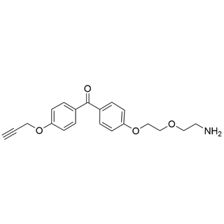 (4-(2-(2-aminoethoxy)ethoxy)phenyl)(4-(prop-2-yn-1-yloxy)phenyl)methanone