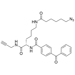(S)-N-(6-(6-azidohexanamido)-1-oxo-1-(prop-2-yn-1-ylamino)hexan-2-yl)-4-benzoylbenzamide