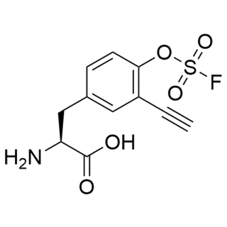 (S)-2-amino-3-(3-ethynyl-4-((fluorosulfonyl)oxy)phenyl)propanoic acid