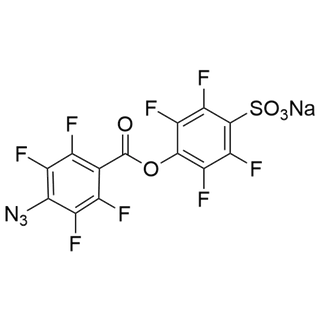 sodium 4-((4-azido-2,3,5,6-tetrafluorobenzoyl)oxy)-2,3,5,6-tetrafluorobenzenesulfonate