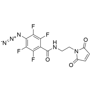 4-azido-N-(2-(2,5-dioxo-2,5-dihydro-1H-pyrrol-1-yl)ethyl)-2,3,5,6-tetrafluorobenzamide