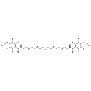 N,N'-(3,6,9,12,15-pentaoxaheptadecane-1,17-diyl)bis(4-azido-2,3,5,6-tetrafluorobenzamide)