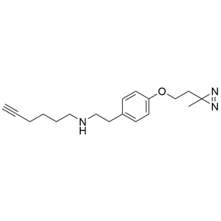 N-(4-(2-(3-methyl-3H-diazirin-3-yl)ethoxy)phenethyl)hex-5-yn-1-amine