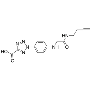 2-(4-((2-(but-3-yn-1-ylamino)-2-oxoethyl)amino)phenyl)-2H-tetrazole-5-carboxylic acid