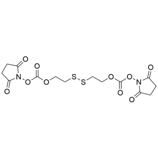 bis(2,5-dioxopyrrolidin-1-yl) (disulfanediylbis(ethane-2,1-diyl)) bis(carbonate)