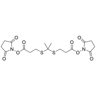 bis(2,5-dioxopyrrolidin-1-yl) 3,3'-(propane-2,2-diylbis(sulfanediyl))dipropionate