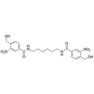N,N'-(hexane-1,6-diyl)bis(4-(hydroxymethyl)-3-nitrobenzamide)
