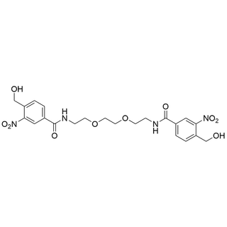 N,N'-((ethane-1,2-diylbis(oxy))bis(ethane-2,1-diyl))bis(4-(hydroxymethyl)-3-nitrobenzamide)