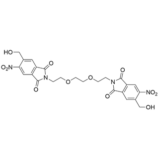 2,2'-((ethane-1,2-diylbis(oxy))bis(ethane-2,1-diyl))bis(5-(hydroxymethyl)-6-nitroisoindoline-1,3-dione)