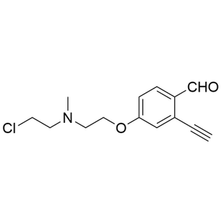 4-(2-((2-chloroethyl)(methyl)amino)ethoxy)-2-ethynylbenzaldehyde