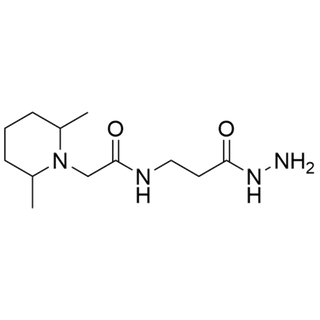 2-(2,6-dimethylpiperidin-1-yl)-N-(3-hydrazineyl-3-oxopropyl)acetamide