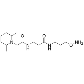 N-(3-(aminooxy)propyl)-3-(2-(2,6-dimethylpiperidin-1-yl)acetamido)propanamide