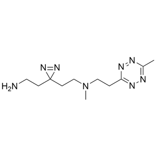 2-(3-(2-aminoethyl)-3H-diazirin-3-yl)-N-methyl-N-(2-(6-methyl-1,2,4,5-tetrazin-3-yl)ethyl)ethan-1-amine