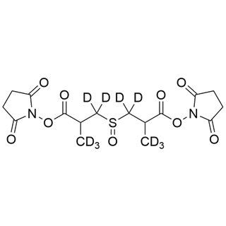 bis(2,5-dioxopyrrolidin-1-yl) 3,3'-sulfinylbis(2-(methyl-d3)propanoate-3,3-d2)