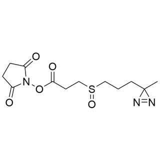 2,5-dioxopyrrolidin-1-yl 3-((3-(3-methyl-3H-diazirin-3-yl)propyl)sulfinyl)propanoate