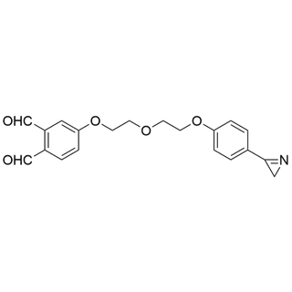4-(2-(2-(4-(2H-azirin-3-yl)phenoxy)ethoxy)ethoxy)phthalaldehyde