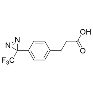 3-(4-(3-(trifluoromethyl)-3H-diazirin-3-yl)phenyl)propanoic acid