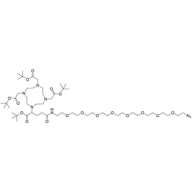 DOTA-GA(tBu)4-PEG8-Azide