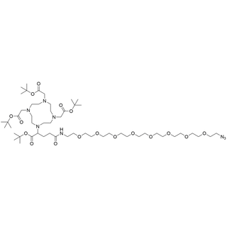 DOTA-GA(tBu)4-PEG8-Azide