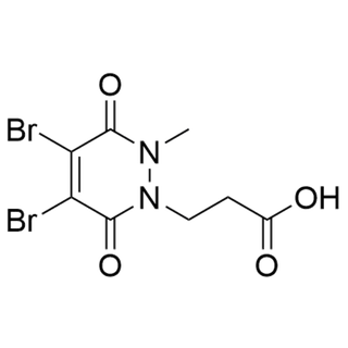 Dibromopyridazinediones-N-Methyl-N'-Propionaic Acid