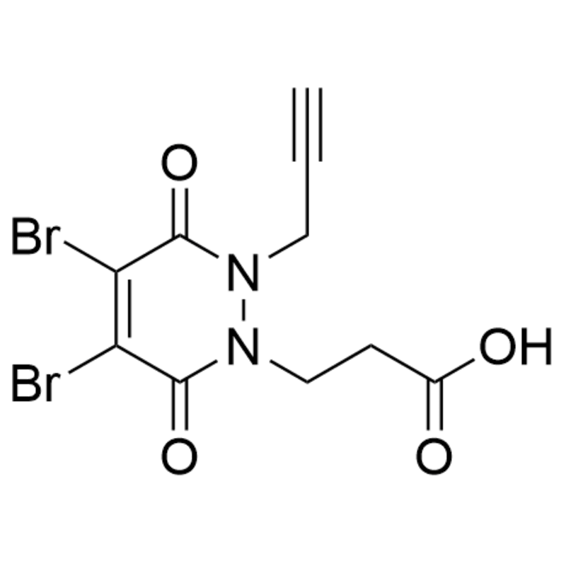 Dibromopyridazinediones-N-Propargyl-N'-Propionaic Acid