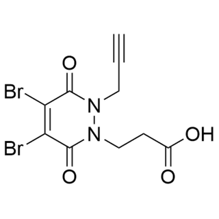 Dibromopyridazinediones-N-Propargyl-N'-Propionaic Acid