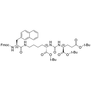 Fmoc-L-2-NAL-O-t-Bu-Lysine-di-O-t-butyl Glutamate Urea