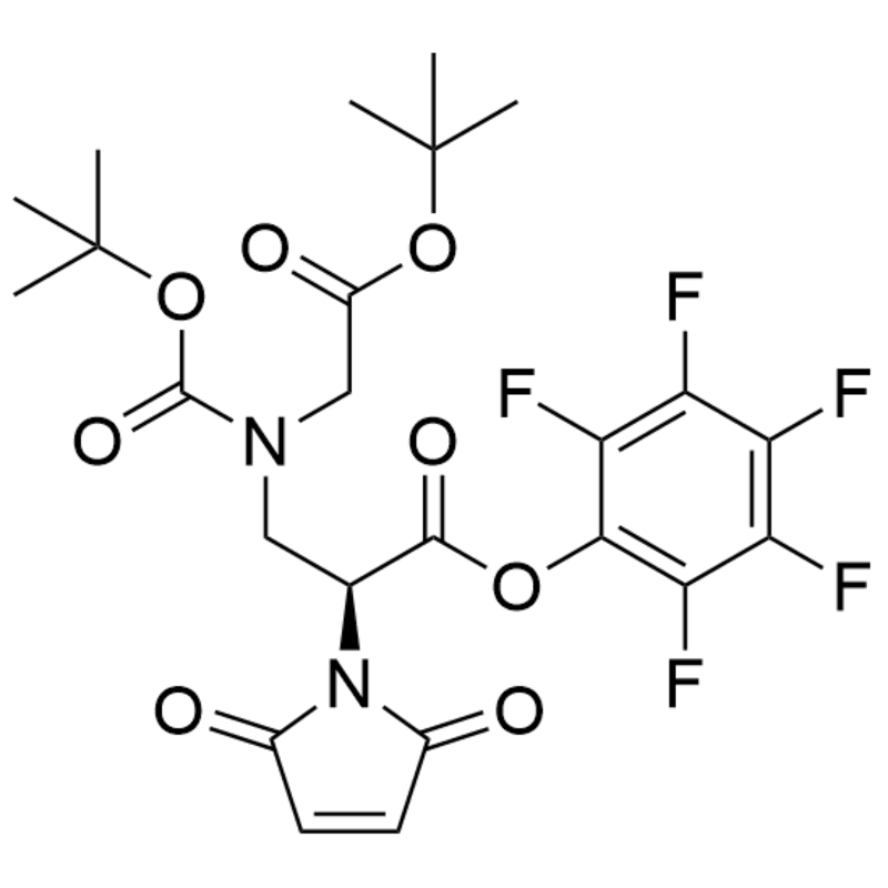 Mal-L-Dap(Boc, t-BuOAc)-Pfp Ester