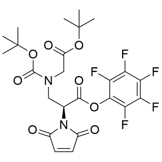 Mal-L-Dap(Boc, t-BuOAc)-Pfp Ester