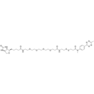 Methyltetrazine-SS-PEG4-Biotin