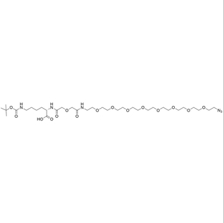 N-(Azide-PEG8)-N'-Boc-Lys