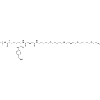 N-(Azide-PEG8)-N'-Boc-Lys-PAB