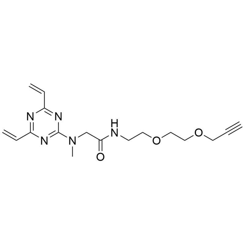 Propargyl-PEG2-Gly-DVT