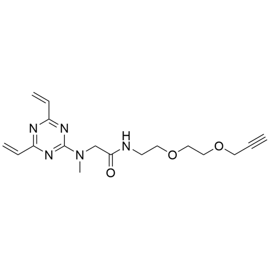 Propargyl-PEG2-Gly-DVT