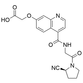 (S)-2-((4-((2-(2-cyanopyrrolidin-1-yl)-2-oxoethyl)carbamoyl)quinolin-7-yl)oxy)acetic acid