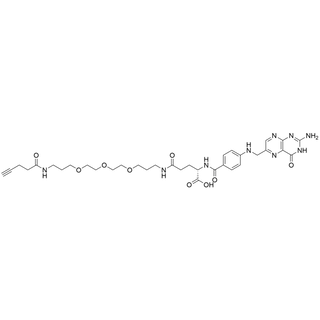 Folate-PEG3-C3-pent4-ynoic amide