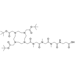 beta-Ala-pSar3-DOTA-tris(t-Bu ester)