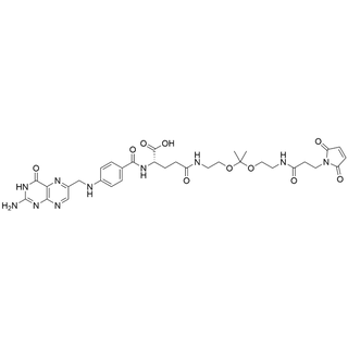 Folate-diamino ketal-Mal amide