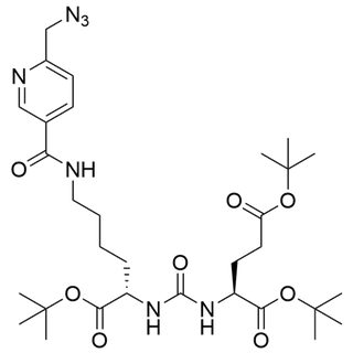 O-t-Bu-Lys(6-(azidomethyl)nicotinamido) -di-O-t-butyl Glutamate Urea